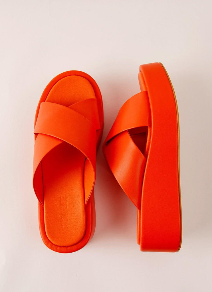 No One But You Sandal - Orange - Peppermayo