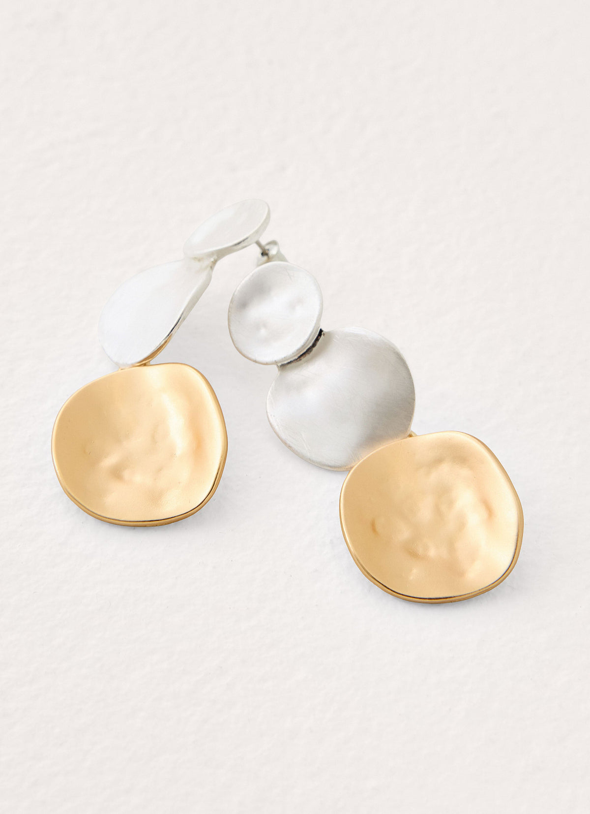 Above It All Earrings - Gold Silver