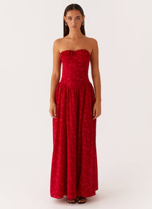 Adira Maxi Dress - Red