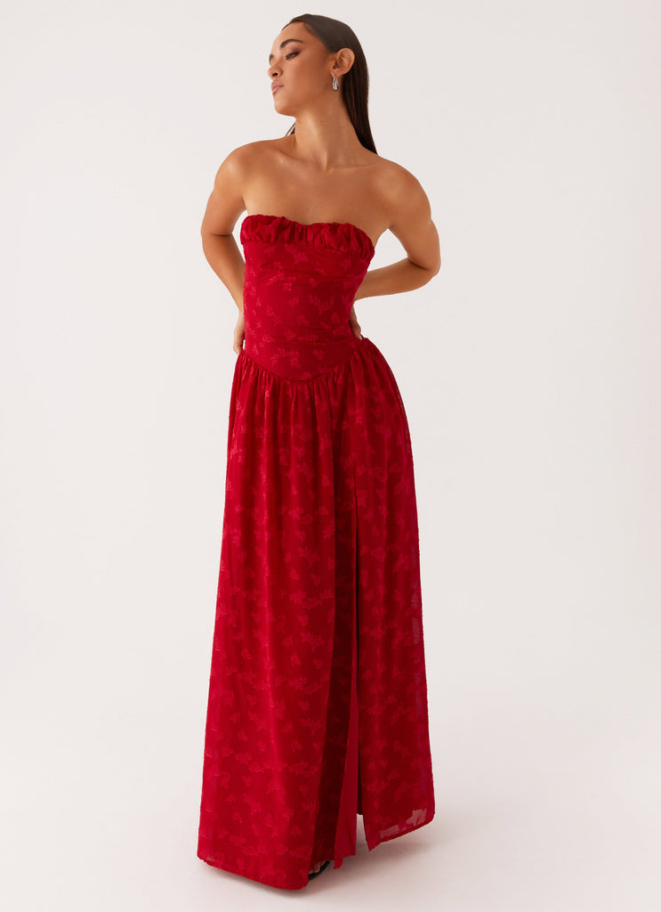 Adira Maxi Dress - Red