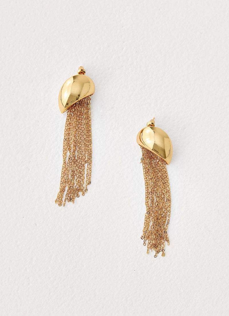 After Nightfall Earrings - Gold