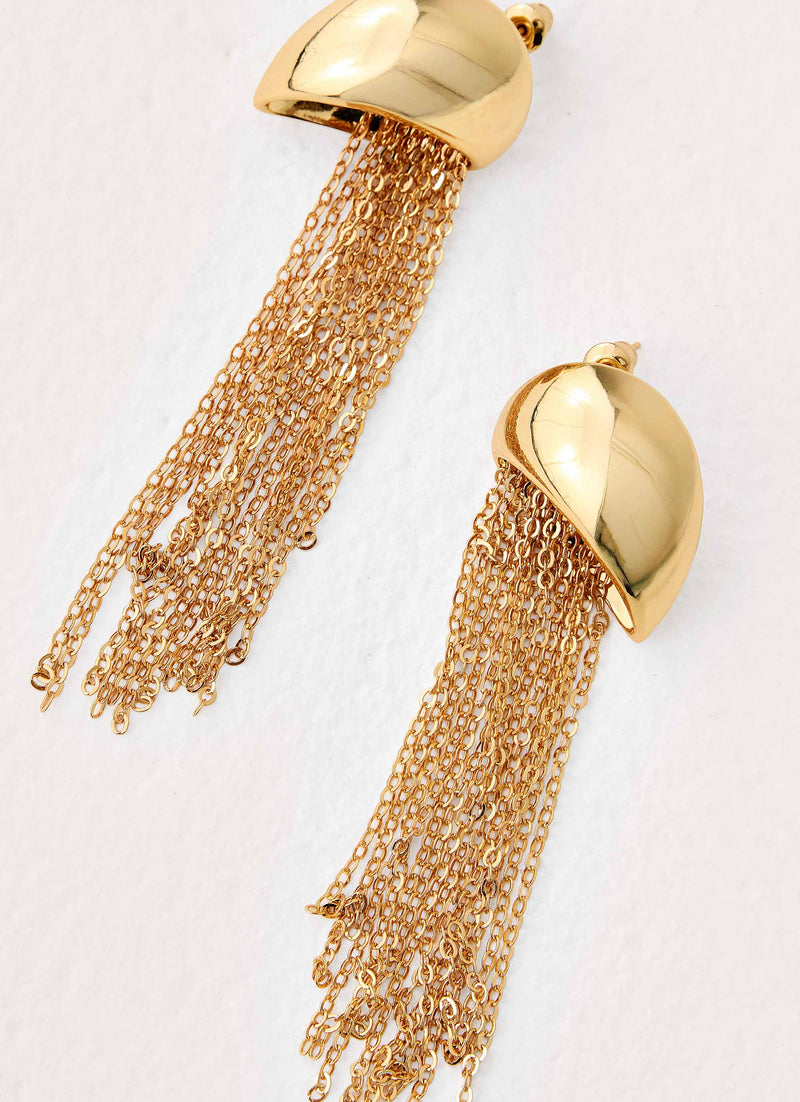 After Nightfall Earrings - Gold