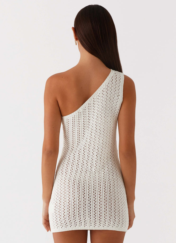 Ivory one shoulder dress shop