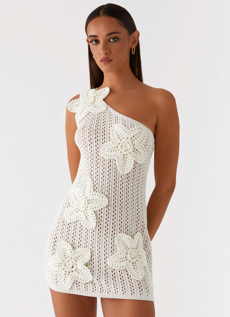 Ivory crochet dress store