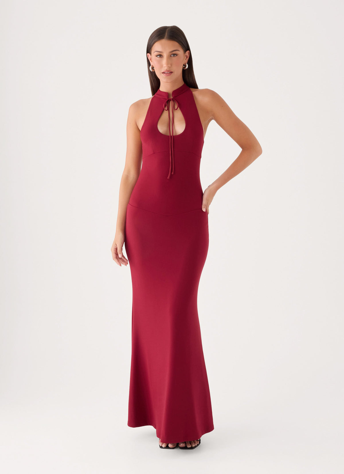 Ainslee Maxi Dress - Maroon