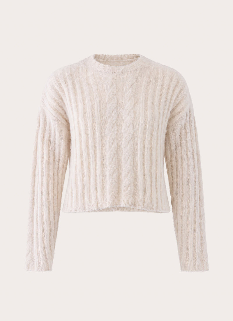 Aleyah Knit Jumper - Cream