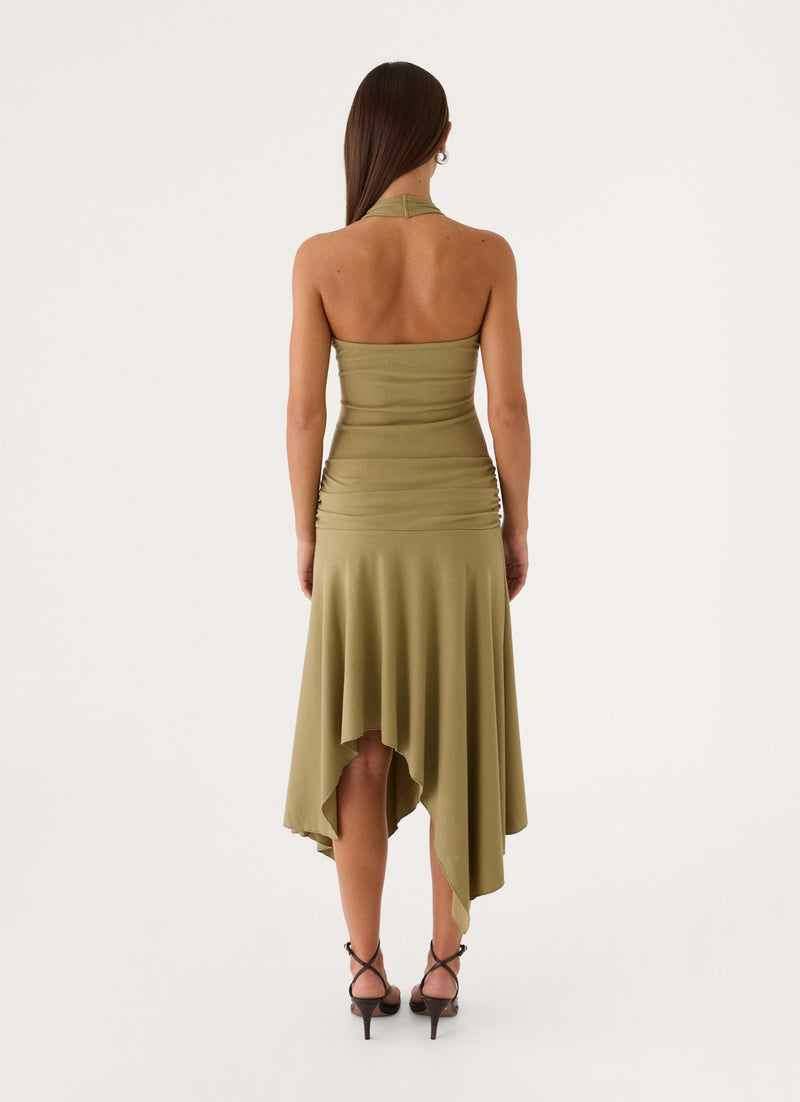 Alise Midi Dress - Green
