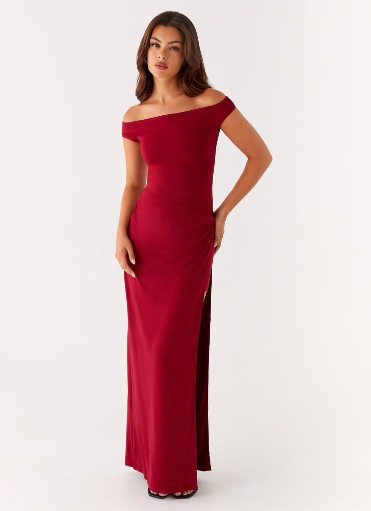 Amerie Maxi Dress - Maroon