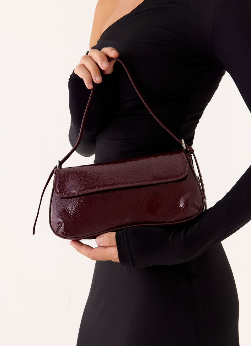 Amoretta Heart Bag - Maroon