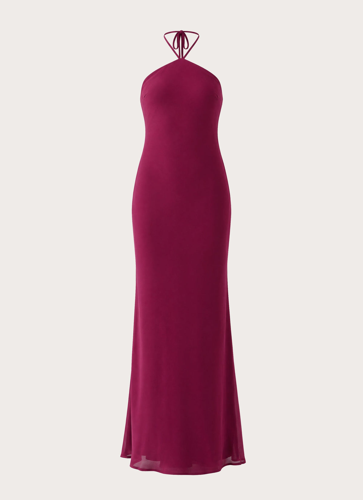 Anouk Halter Maxi Dress - Plum