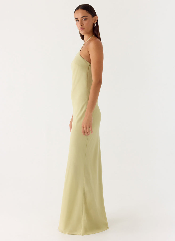 Anouk Halter Maxi Dress - Sage