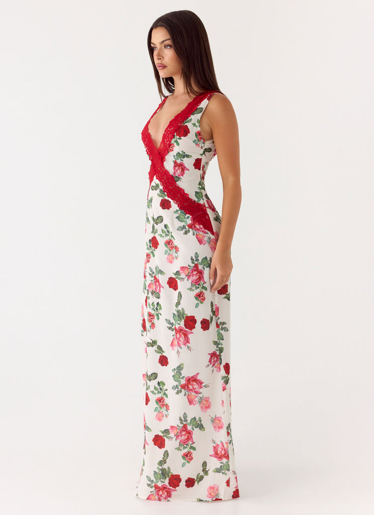 Aoifie Maxi Dress - Ivory Bloom