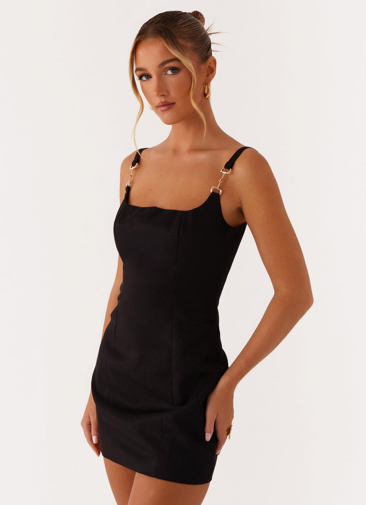 Aretha Mini Dress - Black