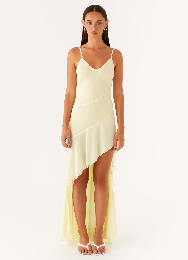 Ariel Maxi Dress - Baby Yellow