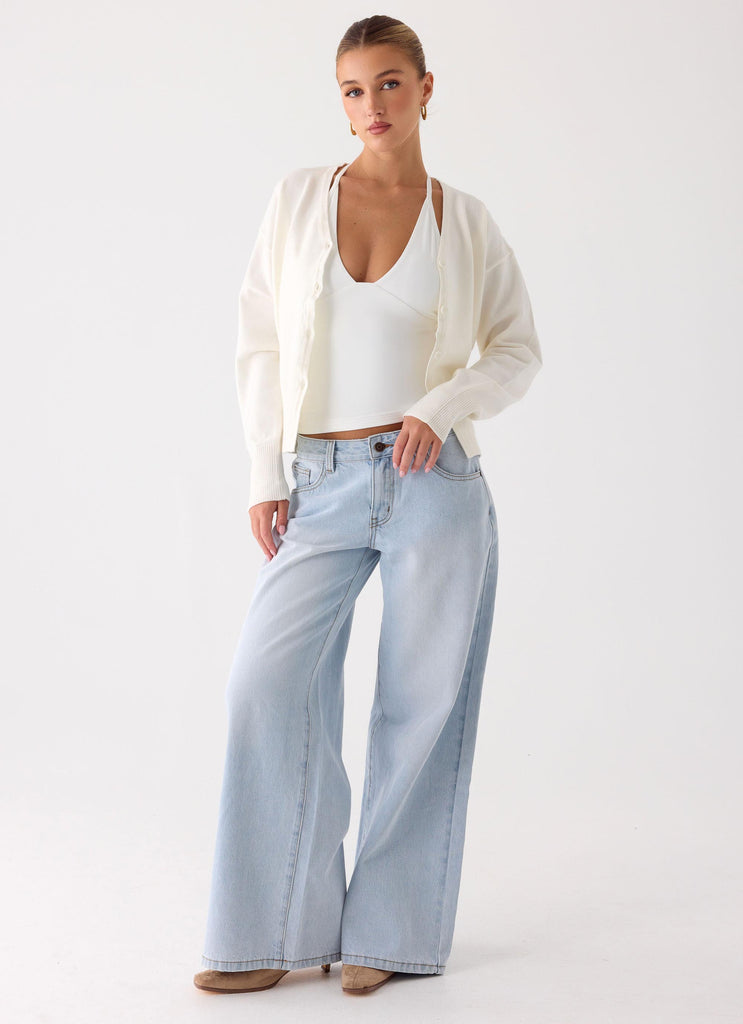 Arthur Knit Cardigan - Ivory