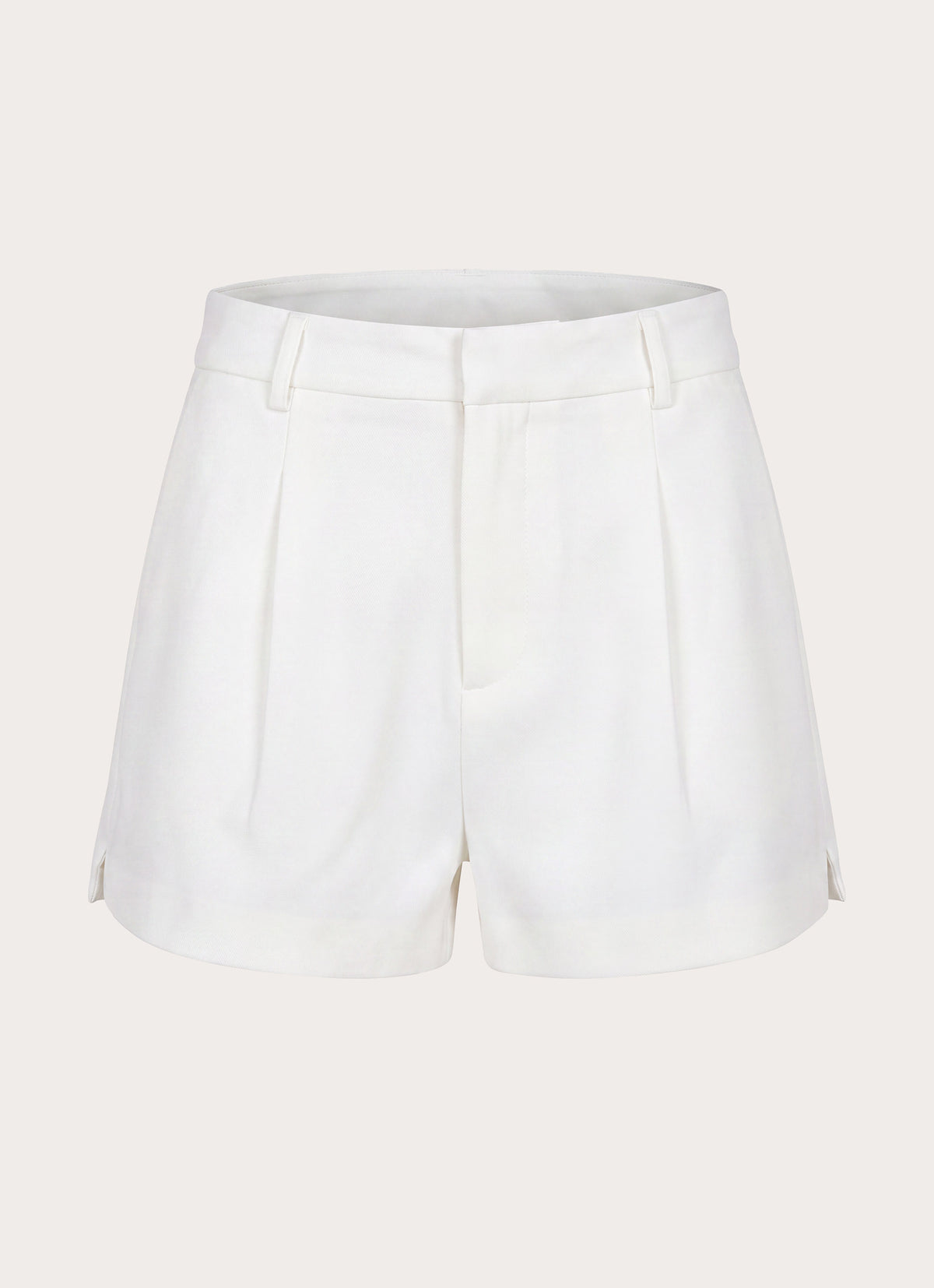 Asher Suiting Shorts - White