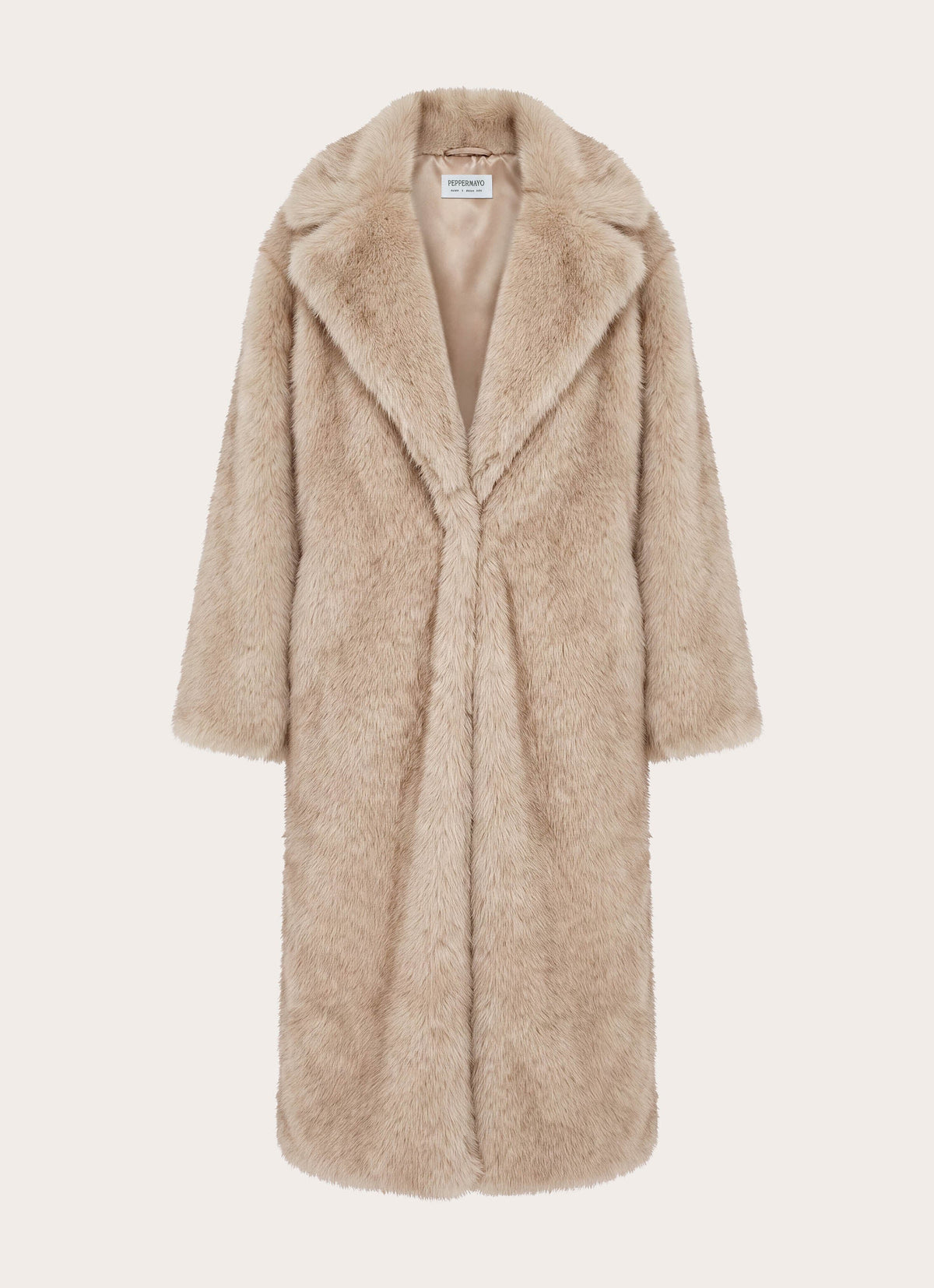 Aspen Avenue Faux Fur Coat - Natural