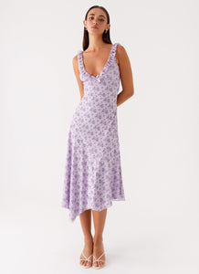 Asteri Midi Dress Lavender Meadow 4 Peppermayo