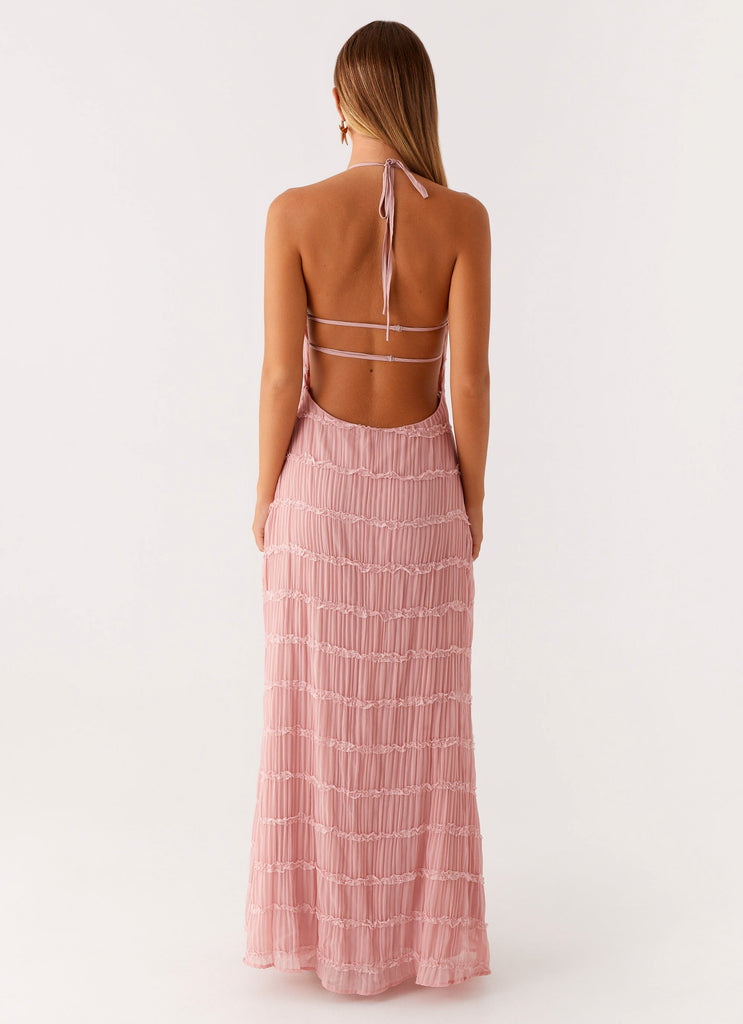 Aullie Maxi Dress - Pink