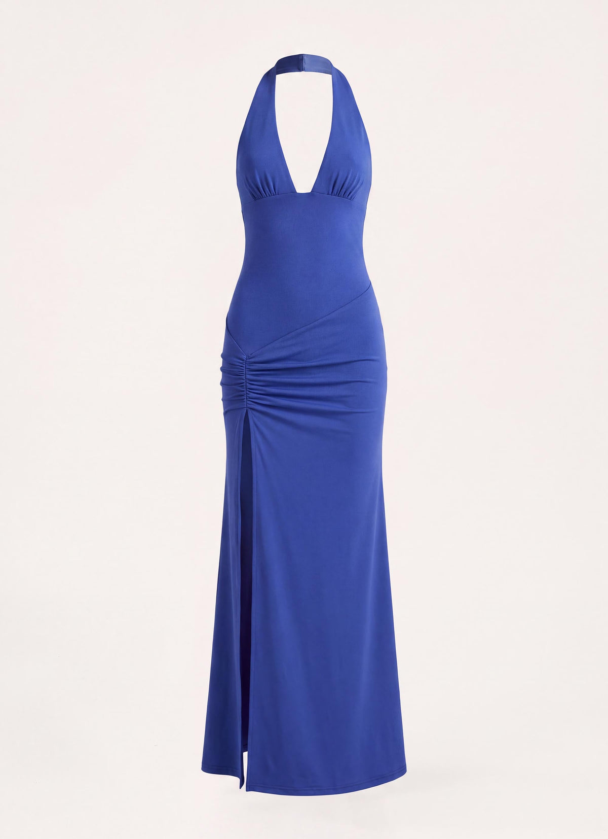 Aurielle Halter Maxi Dress - Cobalt Blue