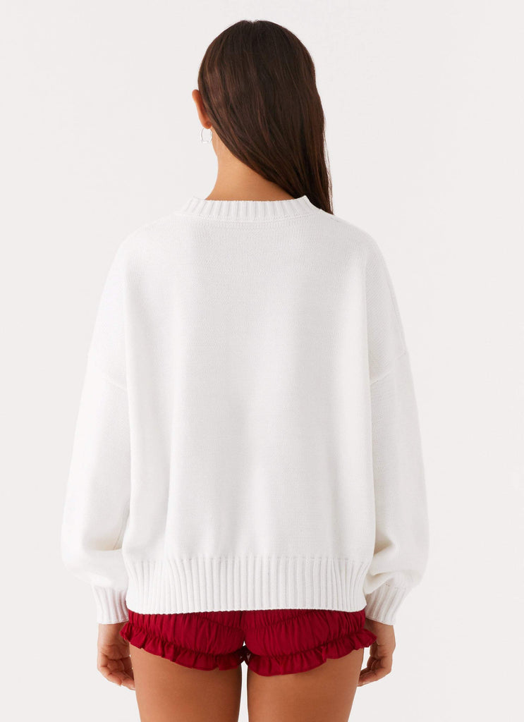 Autograph Oversized Sweater Ivory