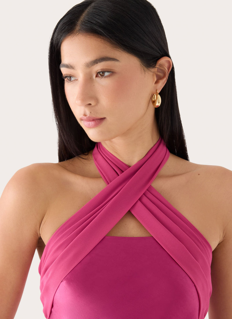 Avalore Mini Dress - Mulberry Pink