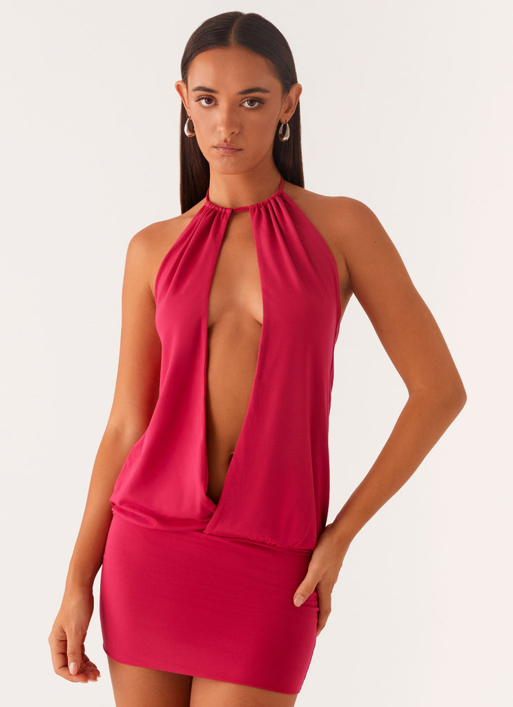 Ayisha Mini Dress - Fuchsia Pink