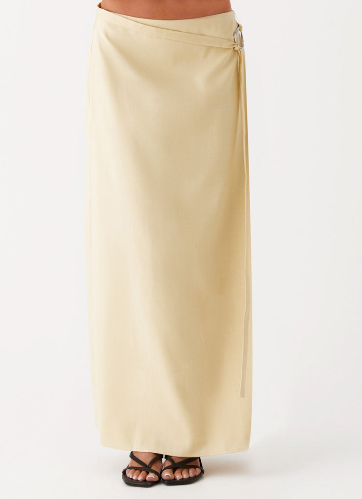 Azura Maxi Skirt - Yellow