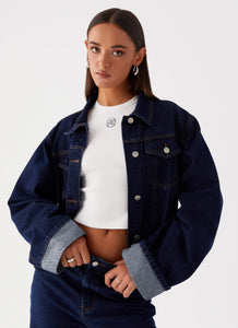 Denim jacket for women near me outlet