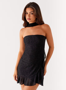 Bad Habits Mini Dress - Black