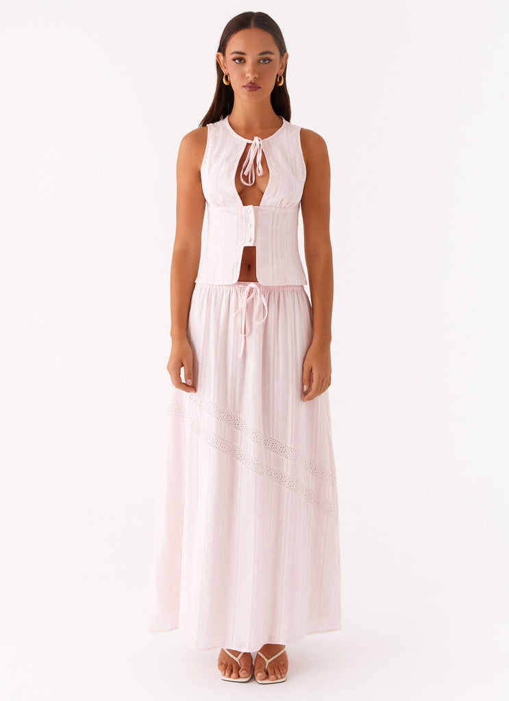 Bailey Maxi Skirt - Blush