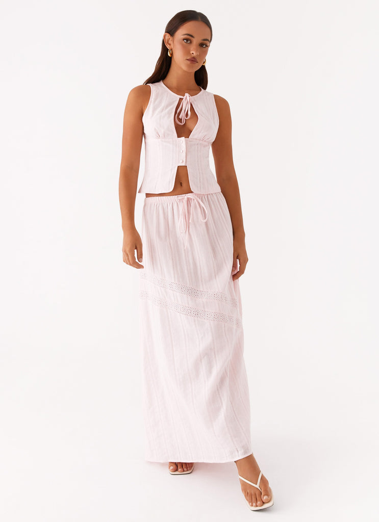 Bailey Maxi Skirt - Blush