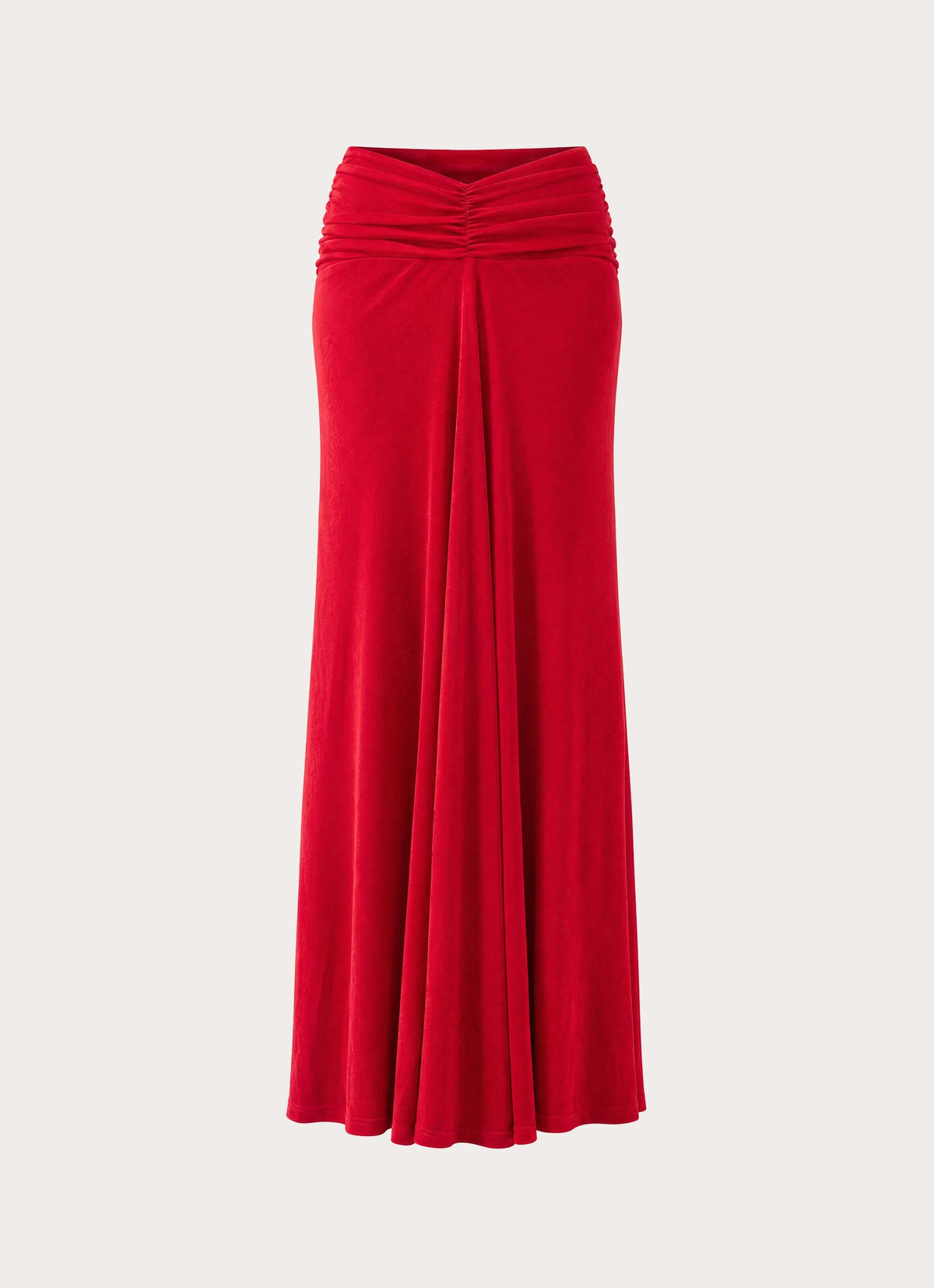 Basmaya Maxi Skirt - Chilli Red