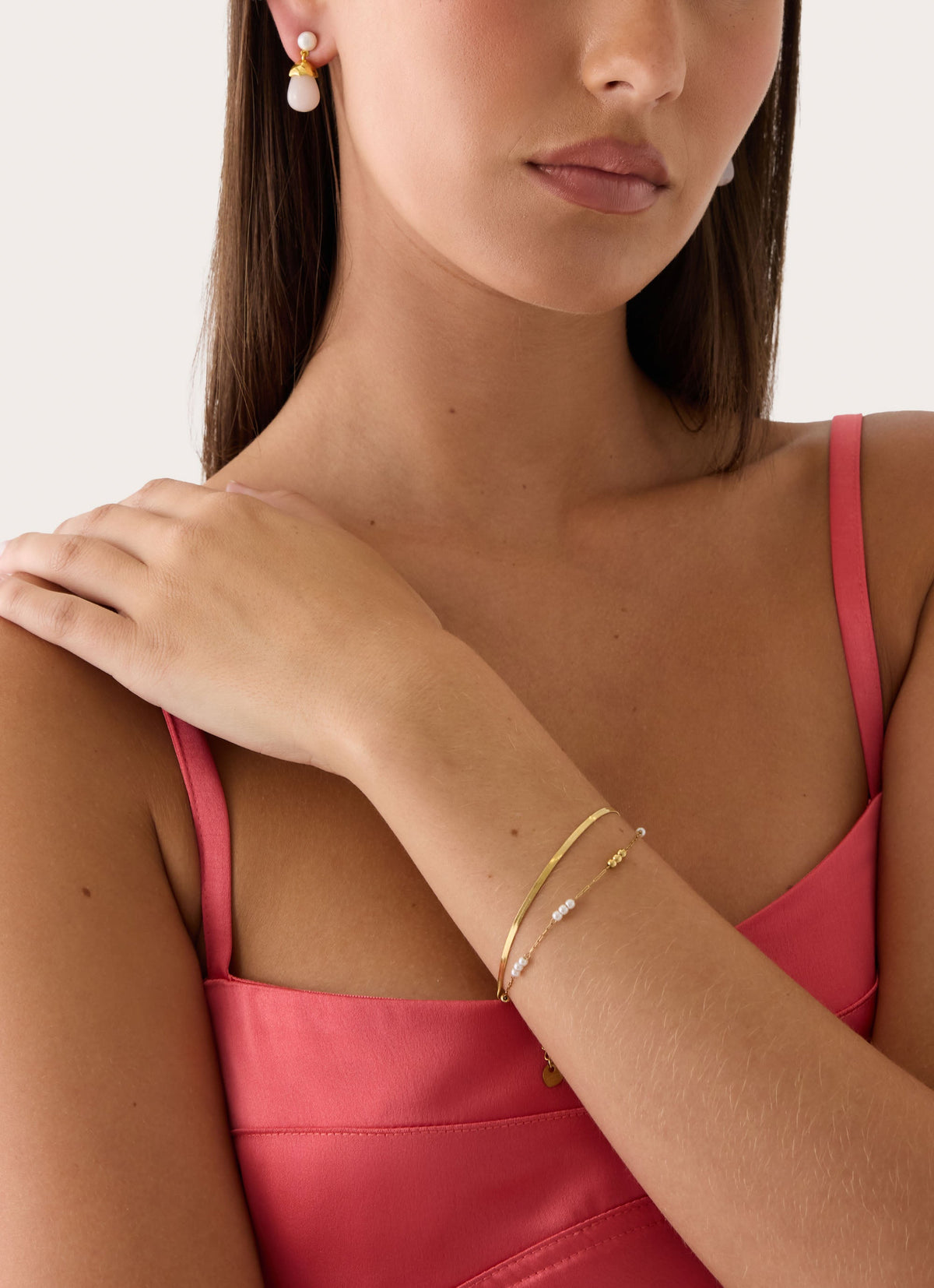 Better Together Bracelets - Gold Pearl