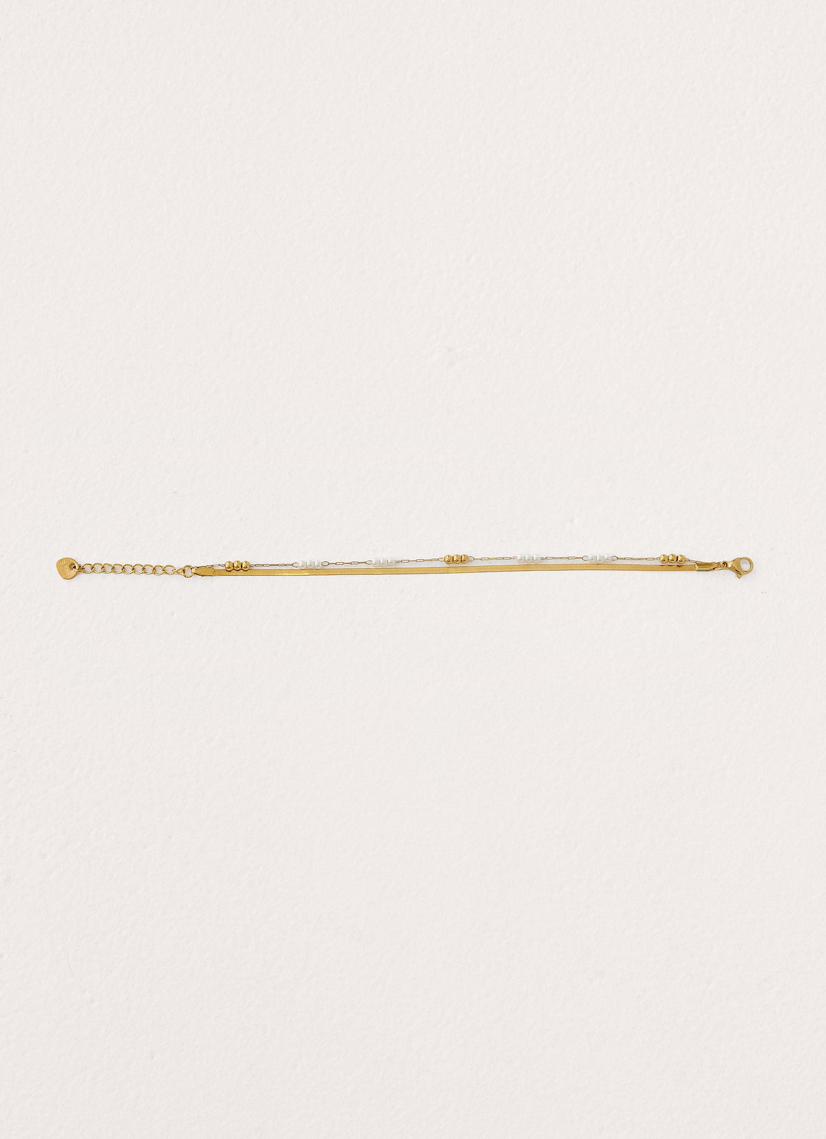 Better Together Bracelets - Gold Pearl