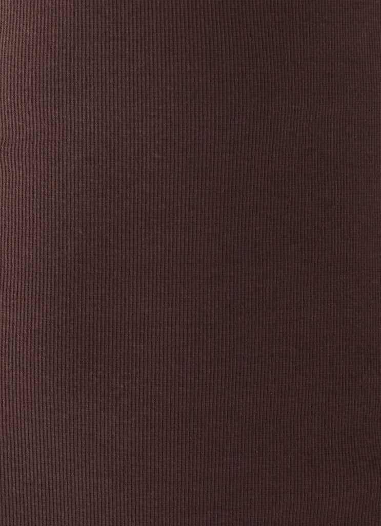 Between Tasks Midi Dress - Chocolate Fudge