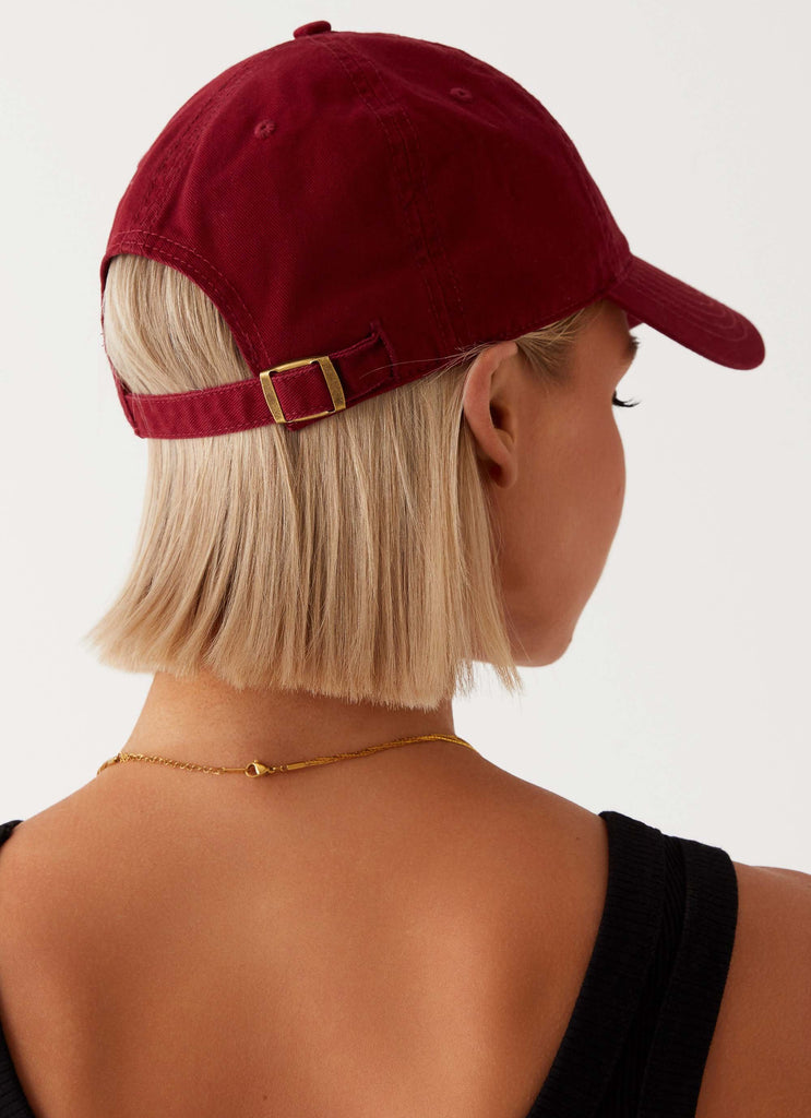 Big Hit Baseball Cap Maroon