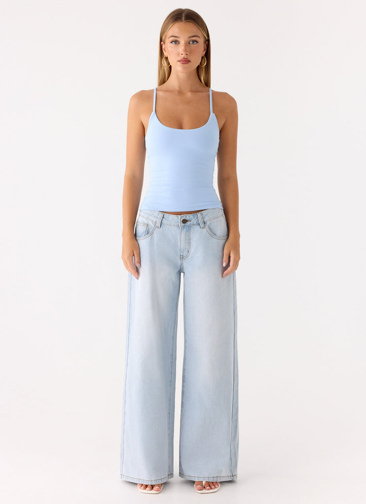 Blondie Tank Top - Blue