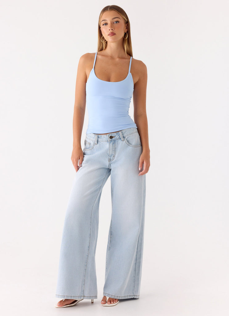 Blondie Tank Top - Blue