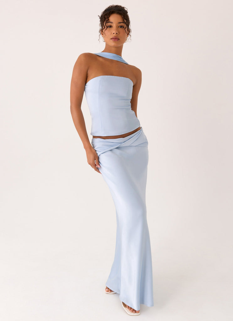 Bridgeta Maxi Skirt - Blue
