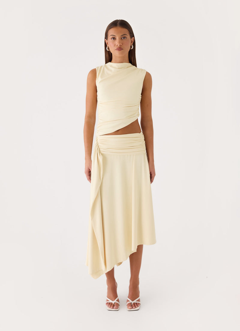 Briege Top - Yellow