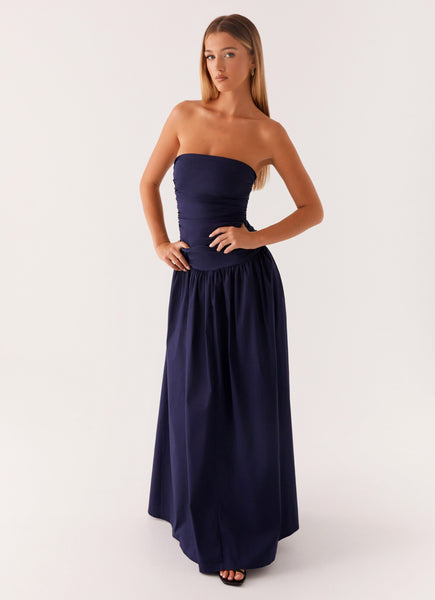 Carmel Maxi Dress - Navy – Peppermayo Canada