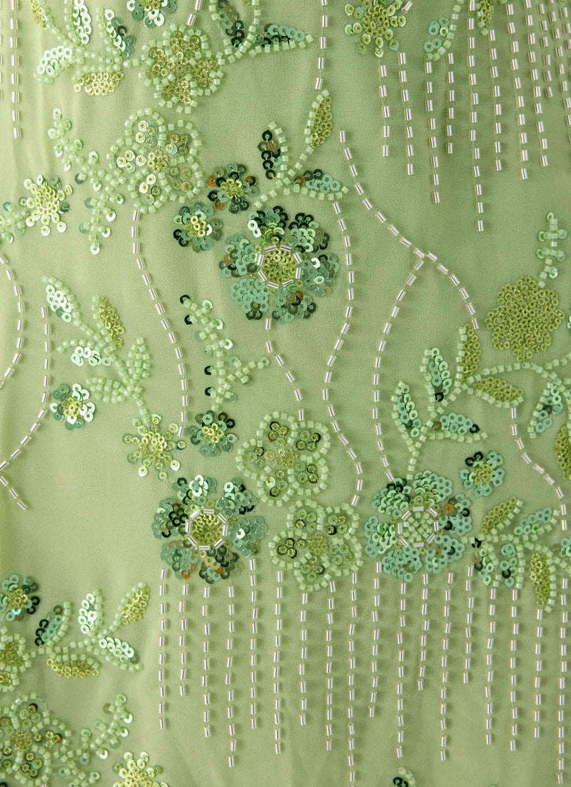 Celandine Mini Dress - Lime