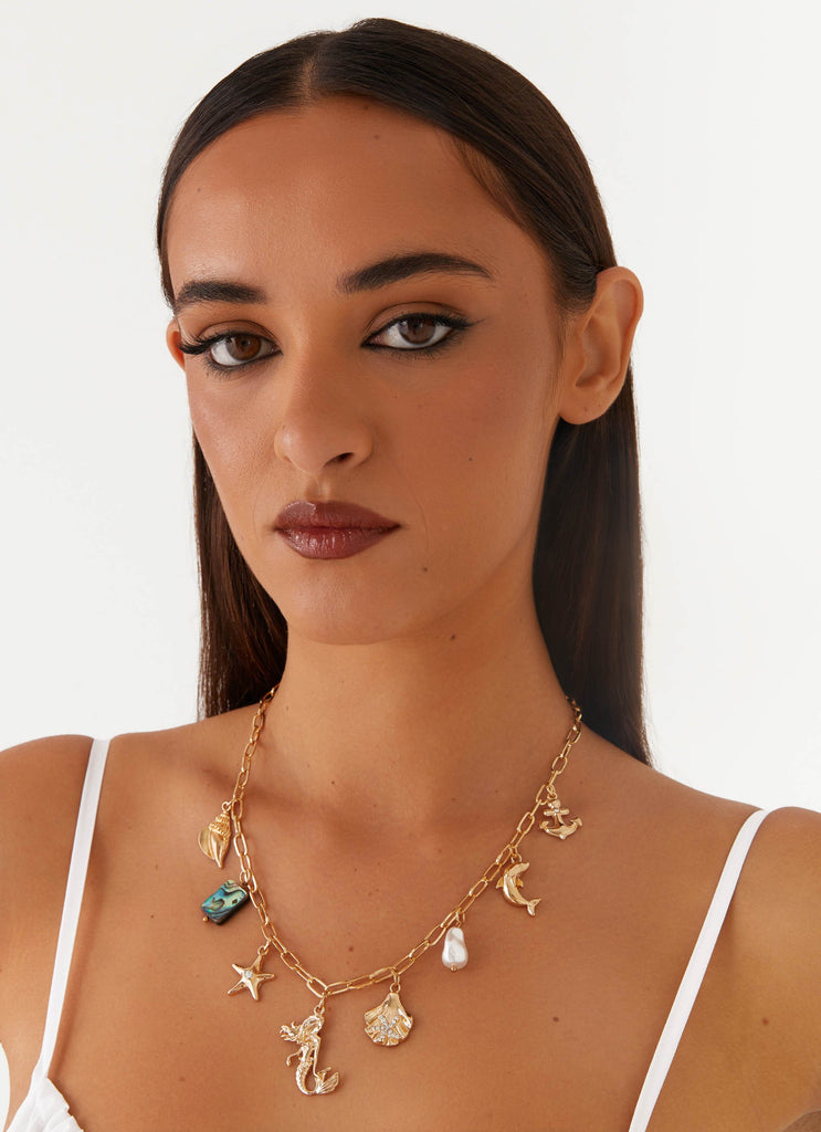 Celia Charm Necklace - Multi