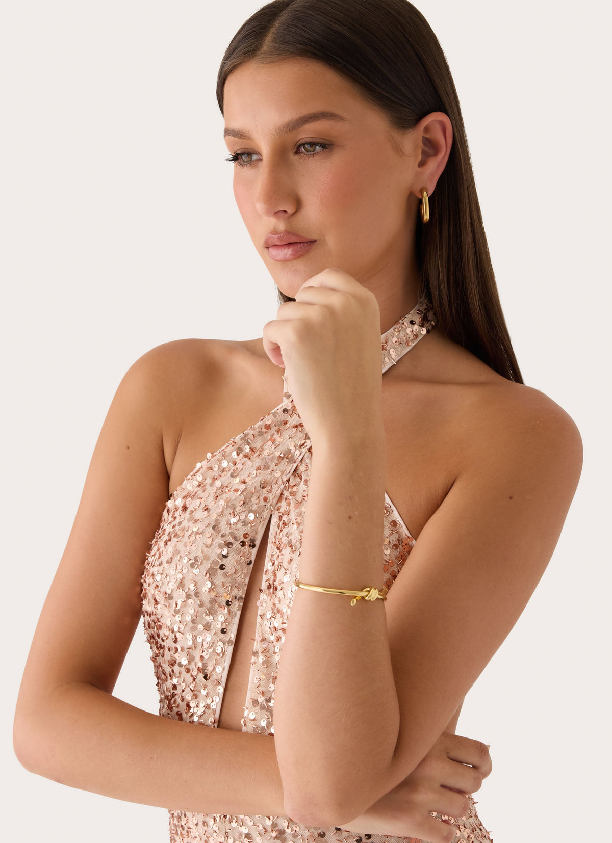 Chella Tie Bracelet - Gold