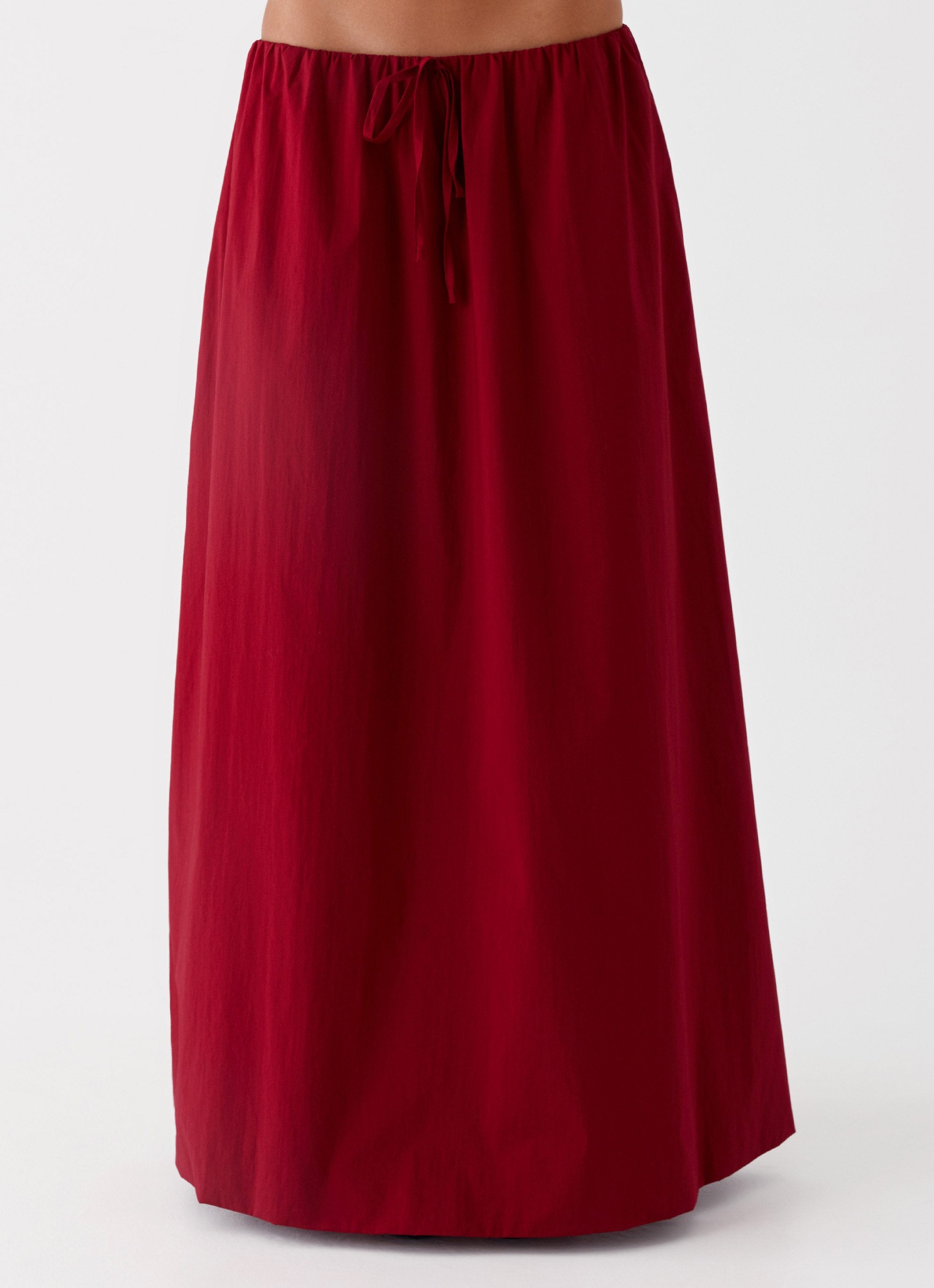 Cheryl Maxi Skirt Cherry Red - Main Image