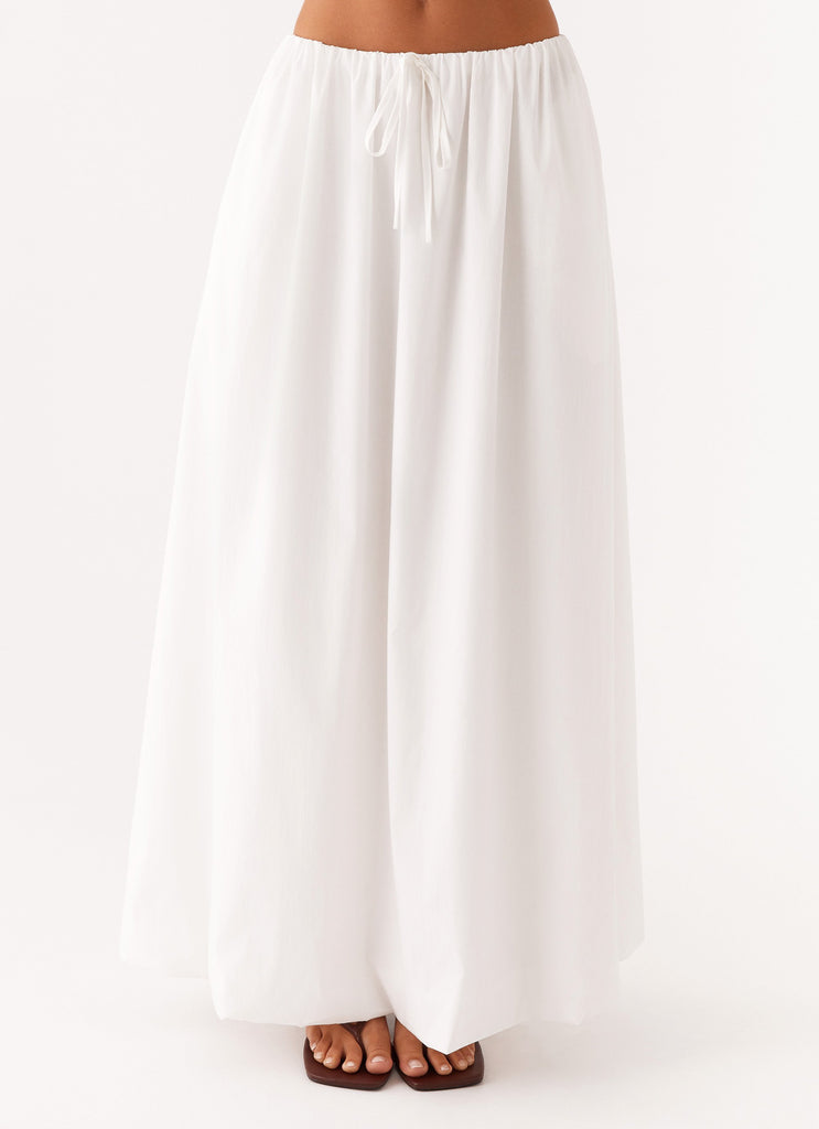 Cheryl Maxi Skirt - White