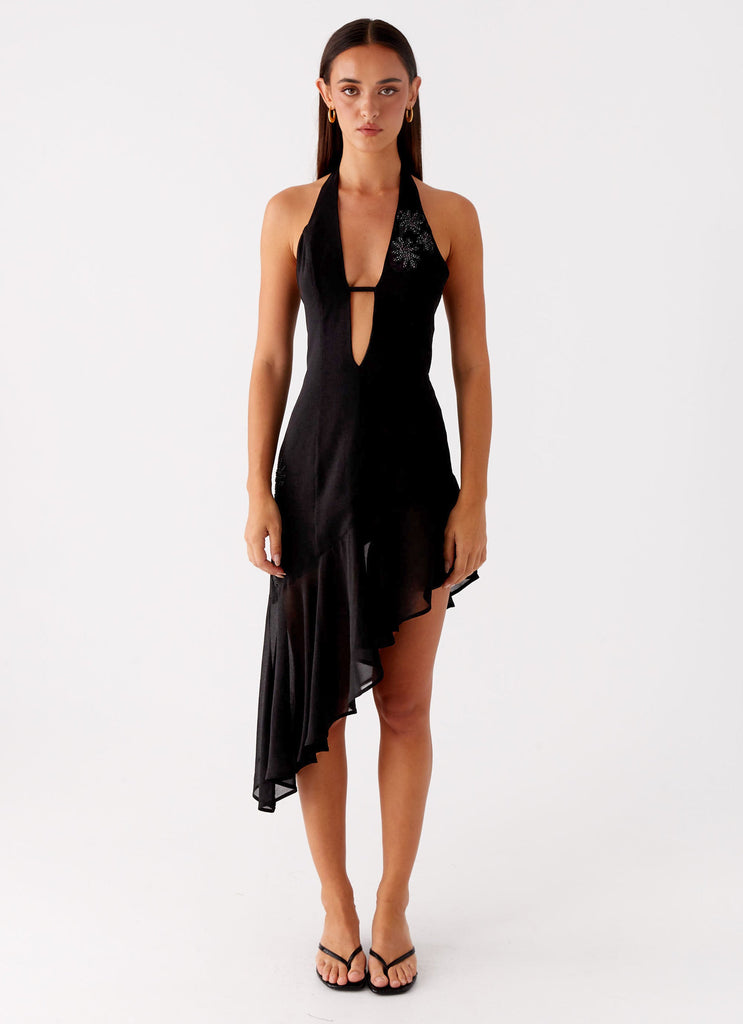 Clean Slate Midi Dress - Black