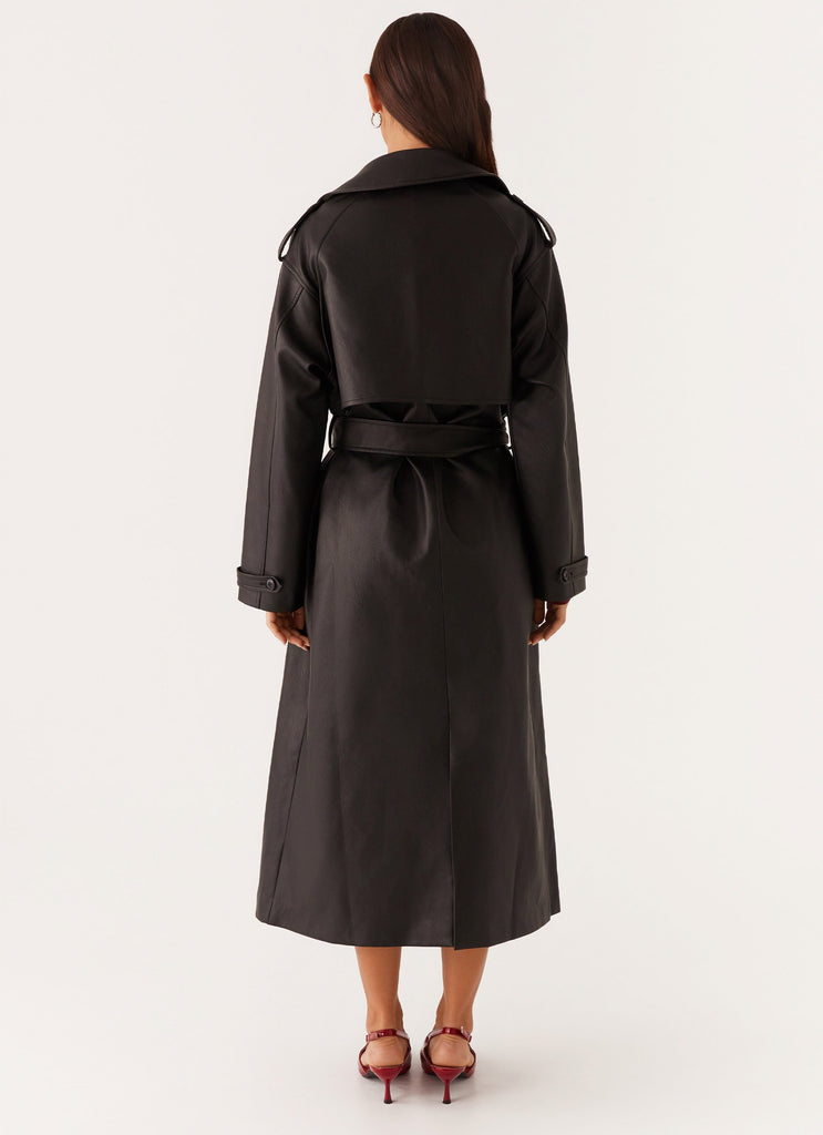 Cleveland Trench Coat - Black