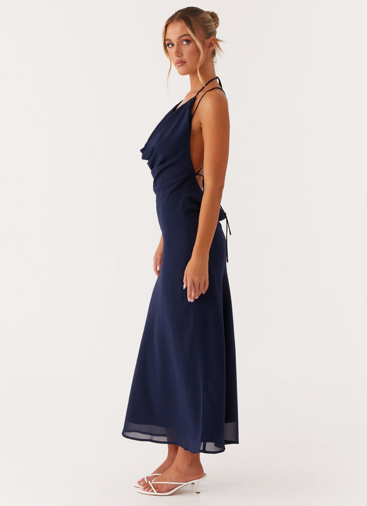 Clover Club Maxi Dress - Navy